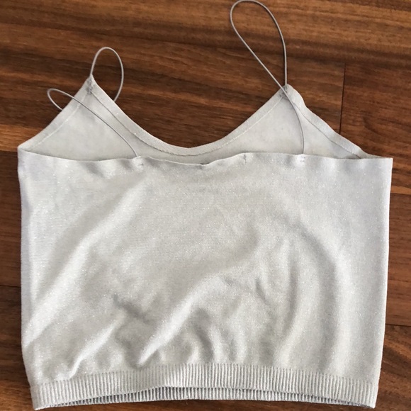 Grey thin strap crop top - dynamite - Picture 2 of 4